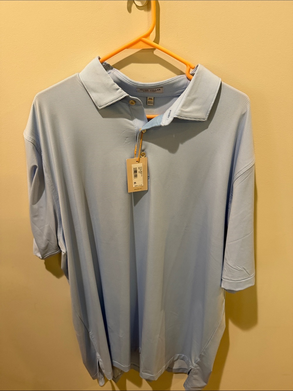 Peter Millar Light Blue Men's Polo Shirt